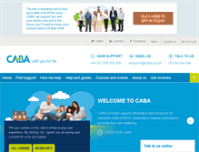 Tablet Screenshot of caba.org.uk